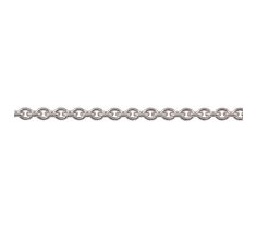 CHAINE ANCRE OR BLANC MAILLE RONDE 2.7 MM