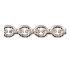 CHAINE ANCRE RONDE ARGENT 10 MM