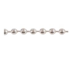 CHAINE PERLES ARGENT 4,5 MM