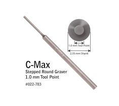 C-MAX STAP STEKER, ROND 1.0 MM, PUNT 12 MM