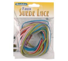 BEAD SUEDE DR 3.2 MM ASSORTI 1.83 M