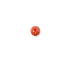 CORAIL ROUGE ROND 1 TROU 5,0 MM