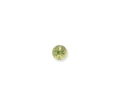 PERIDOT ROND TAILLE FACETTES 4,25 MM