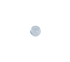 TOPAAS ECHT ICE BLUE ROND CABOCHON GESLEPEN 2.0 MM