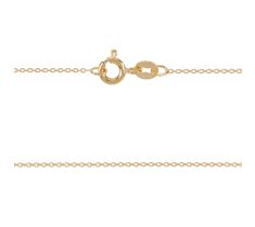 COLLIER ANCRE 45 CM OR JAUNE 18 CT. 0,9 MM