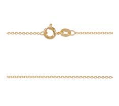 COLLIER ANCRE 45CM OR JAUNE 18 CT. 1.1 MM