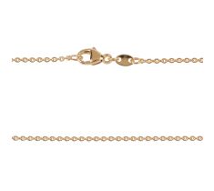 COLLIER ANCRE 45 CM OR JAUNE 18 CT. 1,3 MM LOURD