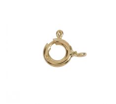 Veerring 7.0 mm standaard 14 karaat geelgoud