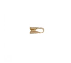 Eindstuk 1.5 mm rond 14 karaat geelgoud