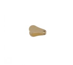 Eindstuk 3.0 mm plat 14 karaat geelgoud