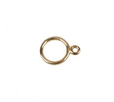 Achtje 11.0 x 4.0 mm groot 14 karaat geelgoud