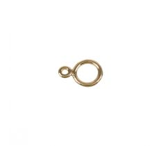 Achtje zwaar 8.0 x 4.0 mm 14 karaat geelgoud