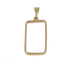 Baartjesrand 28.00 x 14.70 x 1.65 mm 14 karaat geelgoud