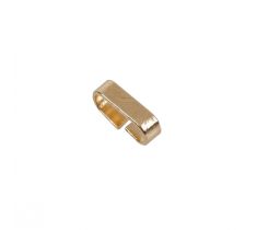 Inhaakoog 7.0 x 2.0 mm rechthoekig 14 karaat geelgoud