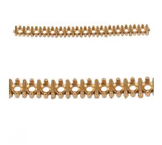 Stripchaton 16 x 2.7 mm 14 karaat geelgoud