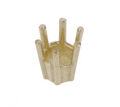 Chaton 6-poot onderwaarts 5.5 mm 14 karaat geelgoud