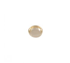 Zetbak rond met bodem 4.0 mm 14 karaat geelgoud
