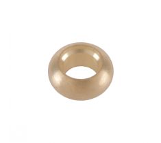 Zetkast rond bol open glad 4.5 mm steenmaat 14 karaat geelgoud