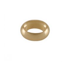 Zetkast ovaal bol open glad 5.0 x 3.0 mm steenmaat 14 karaat geelgoud