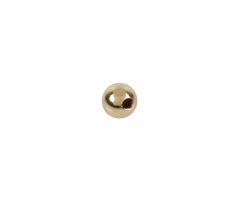 PERLES OR JAUNE 1 TROU 3,5MM