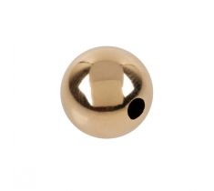 PERLE OR JAUNE 2 TROUS MOD. LÉGER 10,0 MM