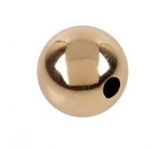 Bal 2-gats 14.0 mm licht 14 karaat geelgoud