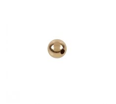 PERLE OR JAUNE 2 TROUS MOD. LÉGER 4,0 MM