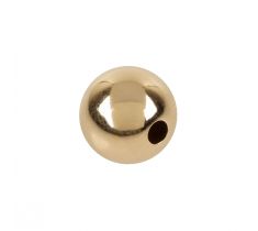 PERLE OR JAUNE 2 TROUS MOD. LÉGER 9,0 MM