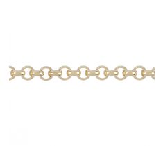 Jasseron collier 4.7 mm 14 karaat geelgoud