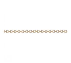Jasseron collier geslepen 2.1 mm 14 karaat geelgoud