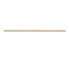 Gourmet collier geslepen 1.4 mm 14 karaat geelgoud