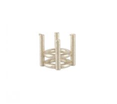BM chaton model S5 - 3.9 mm 14 karaat geelgoud