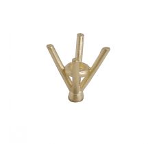 *14K GG DOMINO CHATON CRRE 9.0 MM