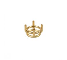 Leicht chaton serie 1 - 6.7 mm 14 karaat geelgoud