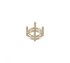 Leicht chaton serie 5 - 5.9 mm 14 karaat geelgoud