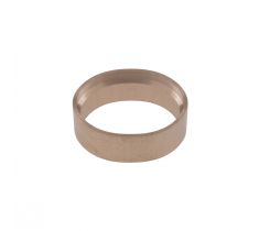 Zetkast ovaal open glad 7.0 x 5.0 mm 14 karaat witgoud