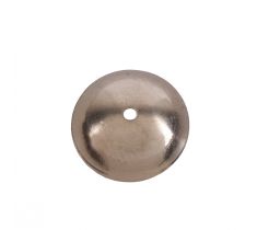 Parelschotel 7.0 mm glad 14 karaat witgoud