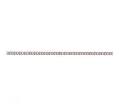Gourmet collier 1.7 mm 14 karaat witgoud
