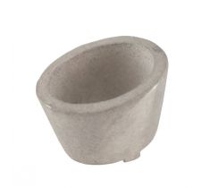 BM zetkast model 10 - 11.0 x 9.0 mm 14 karaat witgoud