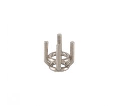 BM chaton model S1 - 3.3 mm 14 karaat witgoud