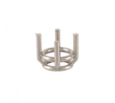 BM chaton model S1 - 4.9 mm 14 karaat witgoud