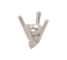 Domino chaton CR45 - 7.5 mm 14 karaat witgoud