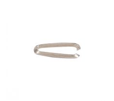 Lapidé schakel 12.0 mm zilver
