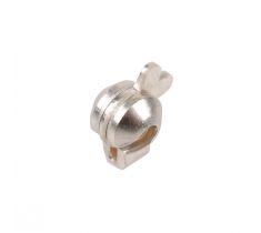 Bolhaak 3.5 mm middel zilver
