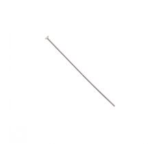 Stiftoog 40.0 x 0.7 mm met plaatje zilver