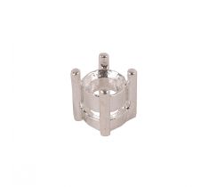 Fijnzilver chaton 4 poots 4.0 mm.
