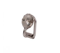 Oorclip met parelschotel 7.1 mm zilver gerhodineerd