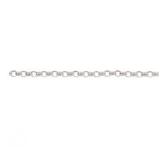 Jasseron collier geslepen 2.7 mm zilver
