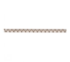 Venetiaans collier vlak geslepen 2.4 mm zilver