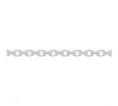 Anker collier facet geslepen 2.8 mm zilver
